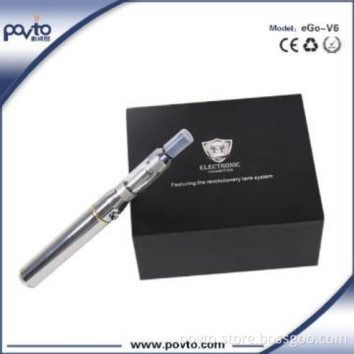 big vapor e-cigarette ego-v6 with 1500mah stainless
